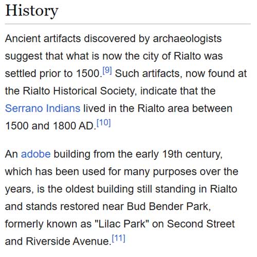 history